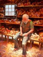 Dalarna Wood Carver copy